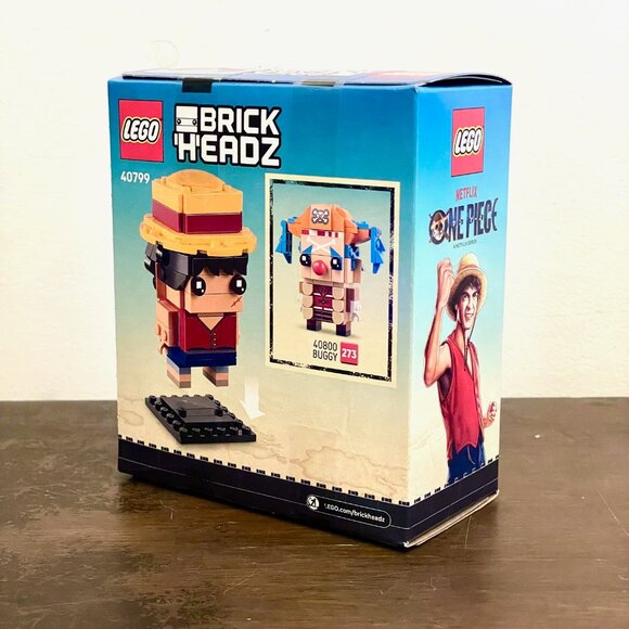 LEGO 40799 ONE PIECE BRICKHEADZ MONKEY D. LUFFY New NIB in Hand - Picture 6 of 13
